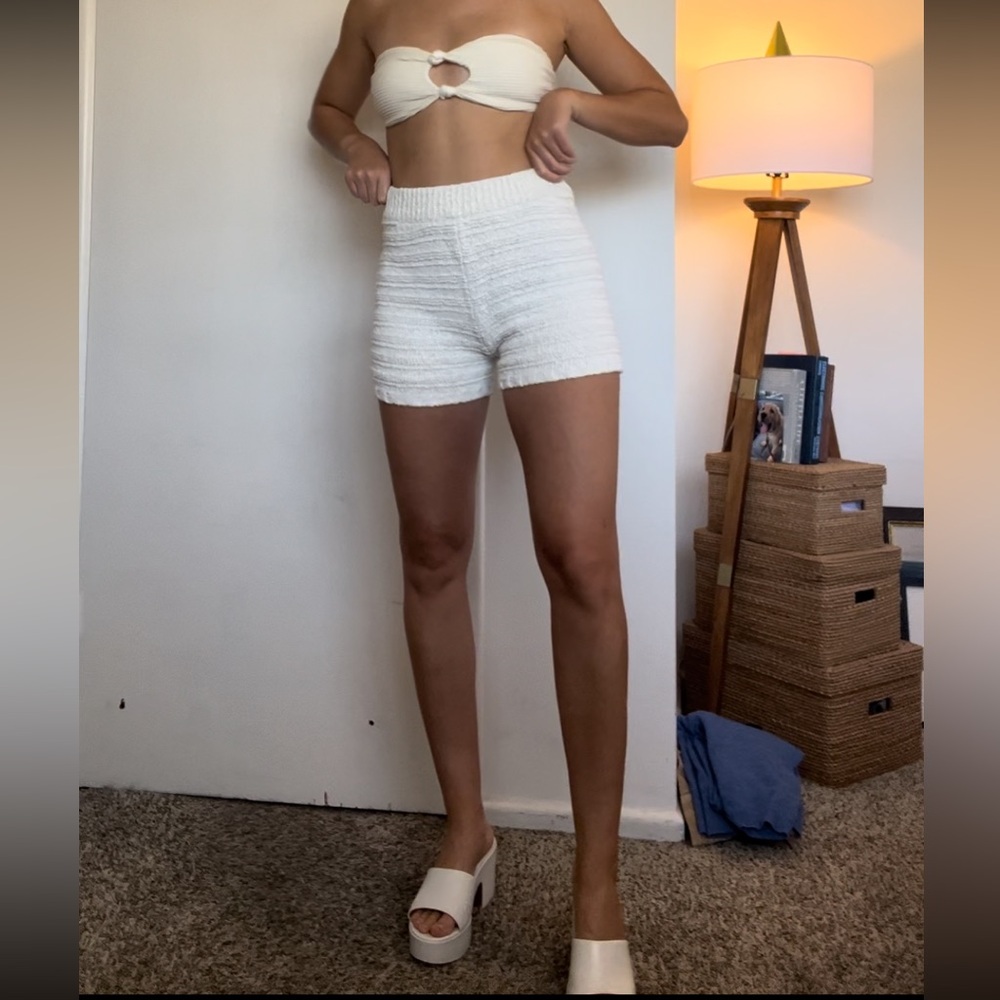 Free people knit beach shorts